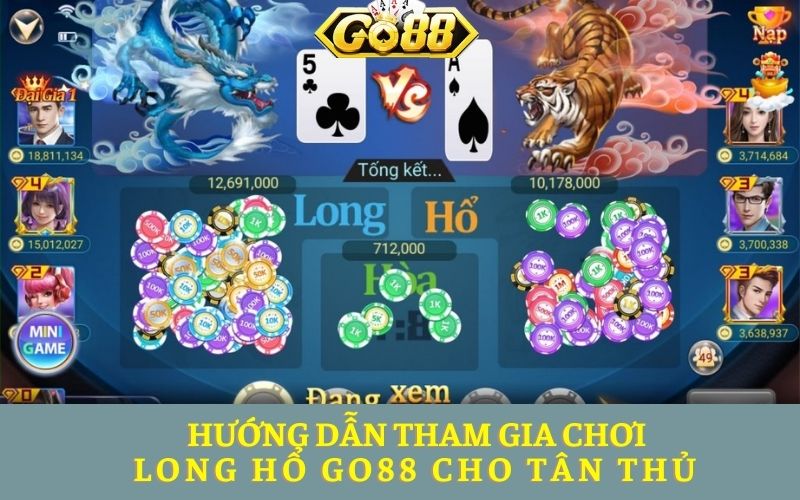 Hướng dẫn tham gia chơi Long Hổ Go88 cho tân thủ